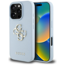 iPhone 16 PRO MAX light blue Big 4G Logo Classic GUESS nugarėlė