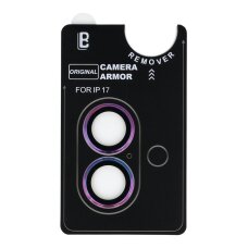 iPhone 17 apsauginis colorful LANBI galinės kameros stiklas iPhone 17 apsauginis colorful LANBI galinės kameros stiklas