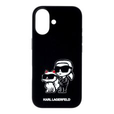 iPhone 17 black MagSafe Silicone K&C Sketch KARL LAGERFELD nugarėlė iPhone 17 black MagSafe Silicone K&C Sketch KARL LAGERFELD nugarėlė