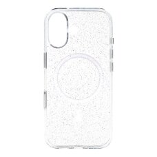 iPhone 17 clear glitter MagSafe Mr. Monkey Camera Button nugarėlė