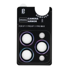 iPhone 17 PRO / 17 PRO MAX apsauginis colorful LANBI galinės kameros stiklas iPhone 17 PRO / 17 PRO MAX apsauginis colorful LANBI galinės kameros stiklas