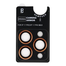 iPhone 17 PRO / 17 PRO MAX apsauginis orange LANBI galinės kameros stiklas iPhone 17 PRO / 17 PRO MAX apsauginis orange LANBI galinės kameros stiklas