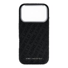 iPhone 17 PRO black MagSafe PU Stamped Karl AO KARL LAGERFELD nugarėlė iPhone 17 PRO black MagSafe PU Stamped Karl AO KARL LAGERFELD nugarėlė