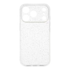 iPhone 17 PRO clear Crystal Glitter nugarėlė