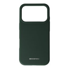 iPhone 17 PRO dark green MERCURY MAG SILICONE nugarėlė
