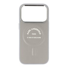 iPhone 17 PRO grey MagSafe PU Karl RSG Logo KARL LAGERFELD nugarėlė iPhone 17 PRO grey MagSafe PU Karl RSG Logo KARL LAGERFELD nugarėlė