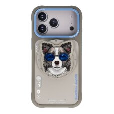 iPhone 17 PRO grey NIMMY MagSafe Border Collie with Glasses nugarėlė