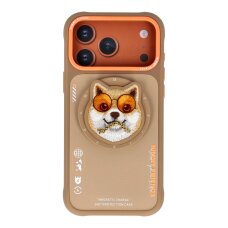 iPhone 17 PRO MAX beige NIMMY MagSafe Shiba with Glasses nugarėlė