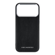 iPhone 17 PRO MAX black MagSafe PU Point & Metal Logo KARL LAGERFELD nugarėlė iPhone 17 PRO MAX black MagSafe PU Point & Metal Logo KARL LAGERFELD nugarėlė