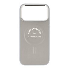iPhone 17 PRO MAX grey MagSafe PU Karl RSG Logo KARL LAGERFELD nugarėlė iPhone 17 PRO MAX grey MagSafe PU Karl RSG Logo KARL LAGERFELD nugarėlė