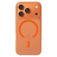 iPhone 17 PRO MAX orange SLIM CLEAR MAG nugarėlė