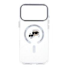 iPhone 17 PRO MAX white MagSafe IML Metal KC Heads KARL LAGERFELD nugarėlė iPhone 17 PRO MAX white MagSafe IML Metal KC Heads KARL LAGERFELD nugarėlė