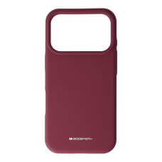 iPhone 17 PRO wine MERCURY MAG SILICONE nugarėlė