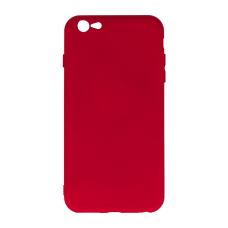 iPhone 6+/6S+ raudona SILICONE LITE nugarėlė