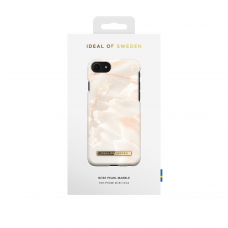 iPhone 6/7/8/SE 2020/SE 2022 iDeal Of Sweden dėklas Rose Pearl Marble