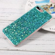 iPhone 7+ /8+ GLITTER TRC žalia nugarėlė