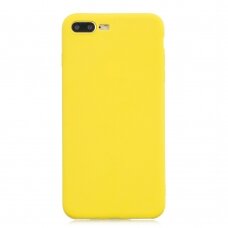 iPhone 7+/8+ geltona MAT+ nugarėlė