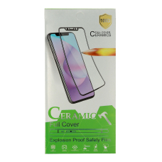 iPhone 7+/8+ juodas FLEXIBLE CERAMIC pilnas apsauginis stiklas