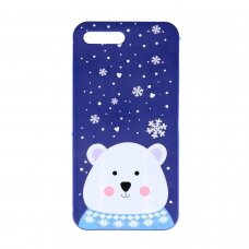 iPhone 7+/8+ mėlyna nugarėlė Polar Bear
