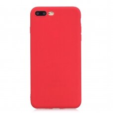iPhone 7+/8+ raudona MAT+ nugarėlė