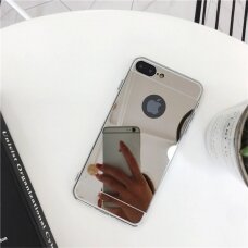 iPhone 7+/8+ silver MIRROR nugarėlė