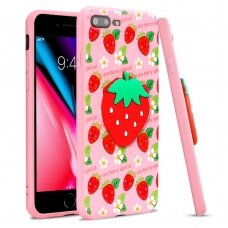 iPhone 7+/8+ Tracy 3D nugarėlė Strawberry