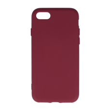 iPhone 7/8/SE 2020 bordo SILICONE LITE nugarėlė