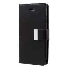 iPhone 7/8/SE 2020/SE 2022 juodas MERCURY RICH DIARY dėklas