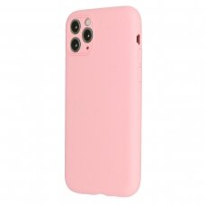 iPhone 7/8/SE 2020 šviesiai rožinė no hole SILICONE nugarėlė