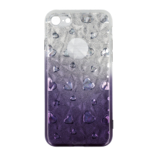 iPhone 7/8/SE 2020 tamsiai violetinė GLT2 HEART3D nugarėlė