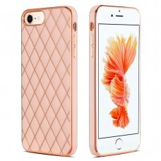 iPhone 7/8/SE 2020/SE 2022 kreminė SULADA RHOMBUS nugarėlė