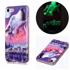 iPhone 7/8/SE 2020/SE 2022 Tracy nugarėlė Howling Wolf At The Moon