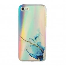iPhone 7/8/SE 2020/SE 2022 Tracy nugarėlė LASER MARBLE Blue