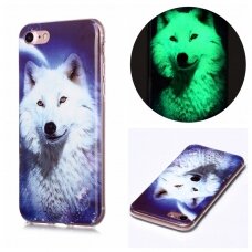 iPhone 7/8/SE 2020/SE 2022 Tracy nugarėlė šviečianti tamsoje White Dog