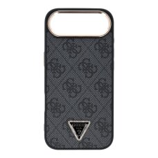 iPhone AIR black MagSafe PU 4G Triangle Logo GD GUESS nugarėlė