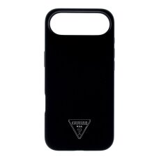 iPhone AIR black MagSafe Silicone Triangle Logo GUESS nugarėlė