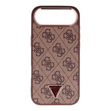 iPhone AIR brown MagSafe PU 4G Triangle Logo GD GUESS nugarėlė