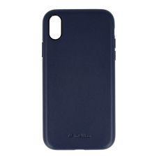 iPhone XR mėlyna odinė MELKCO REGAL SNAP nugarėlė