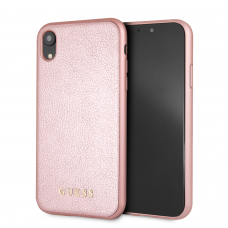 iPhone XR rausva GUESS nugarėlė GUHCI61IGLRG