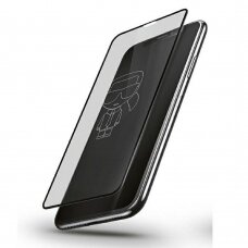 iPhone XR/11 juodas pilnas KARL LAGERFELD 5D stiklas