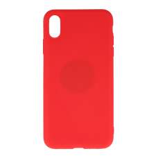 iPhone XS MAX raudona SOFT MAGNET nugarėlė