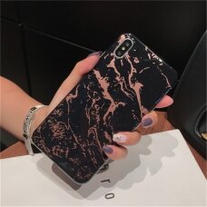 iPhone XS MAX Tracy Black&bronze Marble nugarėlė
