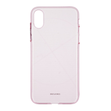 iPhone X/XS rausva plastikinė nugarėlė