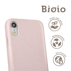 iPhone X/XS šviesiai rožinė ECO wheat nugarėlė