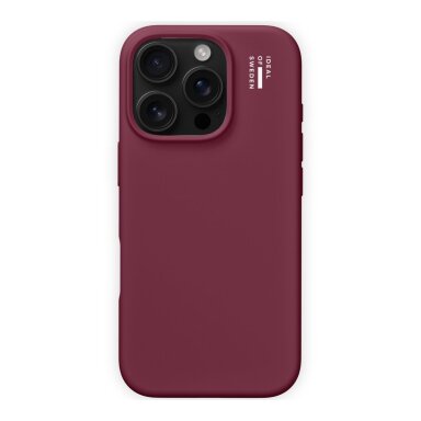 iPhone 16 PRO MAX iDeal Of Sweden Silicone MagSafe Fine Wine nugarėlė iPhone 16 PRO MAX iDeal Of Sweden Silicone MagSafe Fine Wine nugarėlė