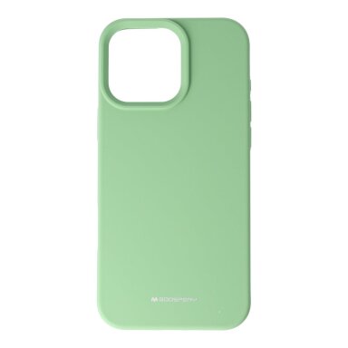 iPhone 16 PRO MAX light green MERCURY MAG SILICONE nugarėlė iPhone 16 PRO MAX light green MERCURY MAG SILICONE nugarėlė