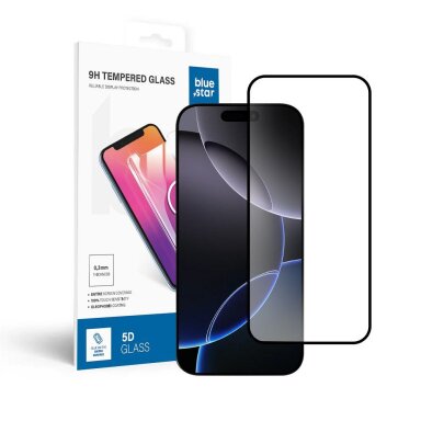 iPhone 18 PRO MAX / 17 PRO MAX / 16 PRO MAX black pilnas 5D stiklas iPhone 18 PRO MAX / 17 PRO MAX / 16 PRO MAX black pilnas 5D stiklas