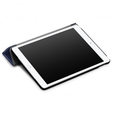 iPad 10.2 (2020/2019)/Air 10.5 mėlynas TRIFOLD dėklas 6