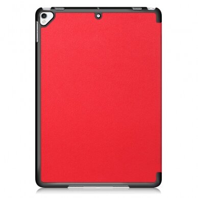iPad 10.2 (2021/2020/2019)/iPad Pro/Air 10.5 raudonas TRIFOLD dėklas 2