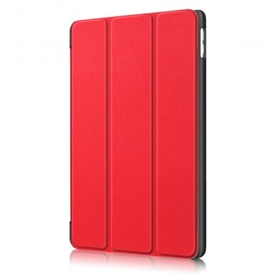 iPad 10.2 (2021/2020/2019)/iPad Pro/Air 10.5 raudonas TRIFOLD dėklas 3